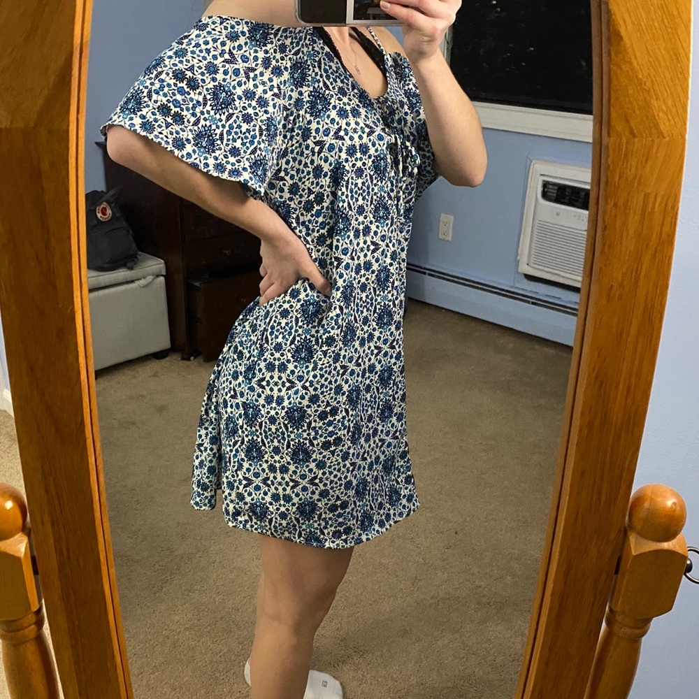 Urban Outfitters off-the-shoulder babydoll dress